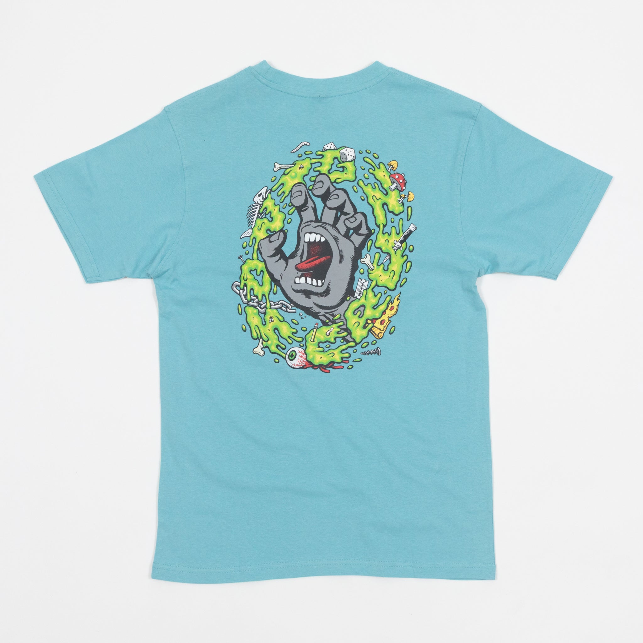 SANTA CRUZ Slime Scream T-Shirt in BLUE