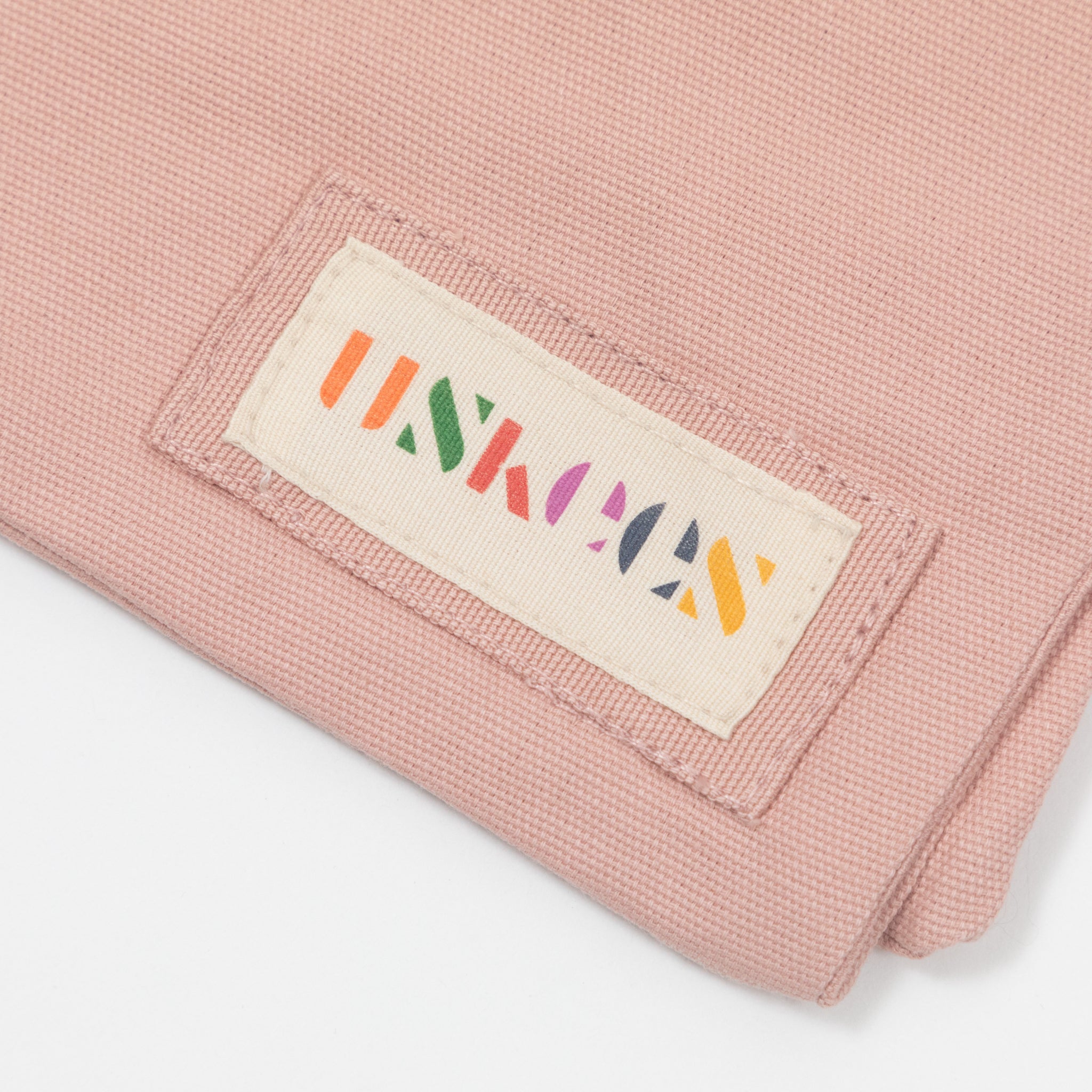 USKEES Small Organic Cotton Tote Bag in LIGHT PINK