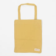 USKEES Small Organic Cotton Tote Bag in YELLOW