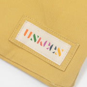 USKEES Small Organic Cotton Tote Bag in YELLOW