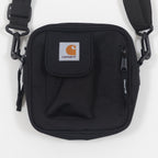 Black Carhartt bag with a visible brand logo on a white background