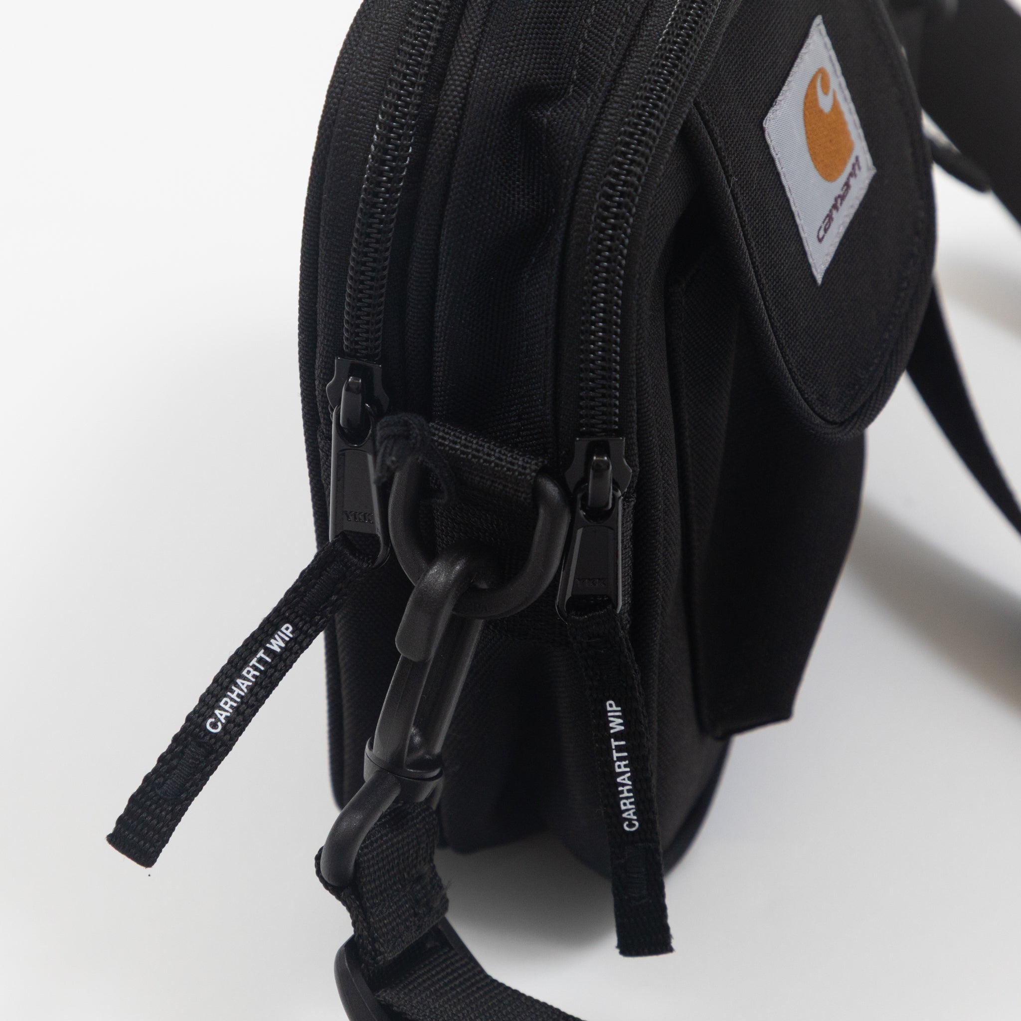 carhartt black crossbody bag zip closure