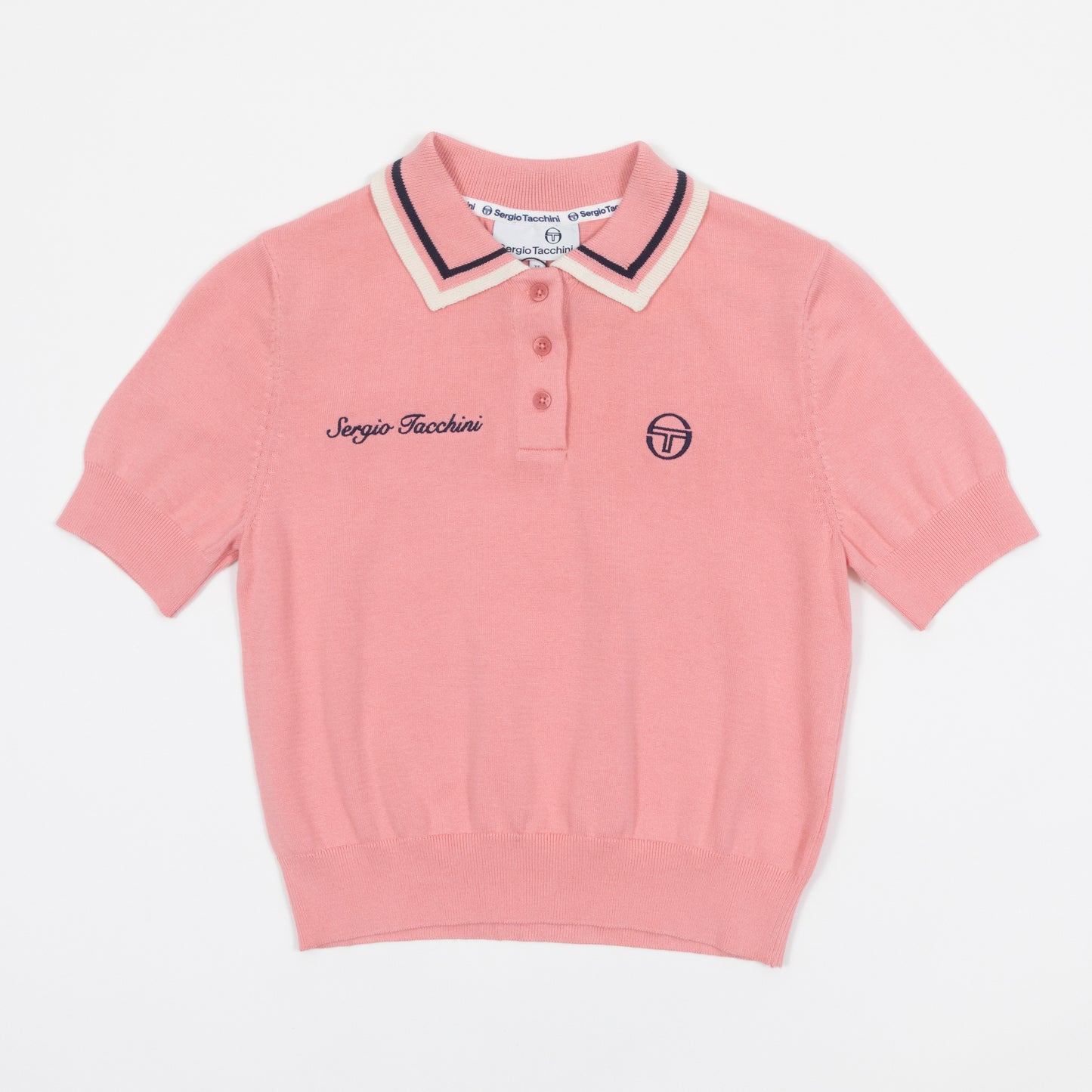 Womens SERGIO TACCHINI Sofia Polo Shirt in PINK