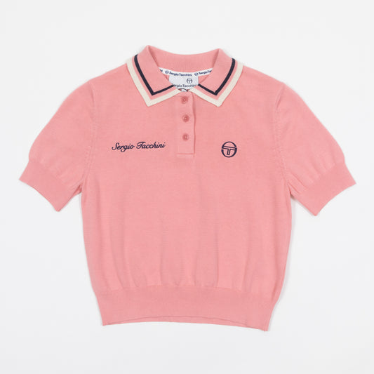 Womens SERGIO TACCHINI Sofia Polo Shirt in PINK
