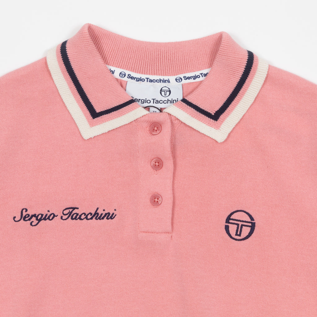 Womens SERGIO TACCHINI Sofia Polo Shirt in PINK