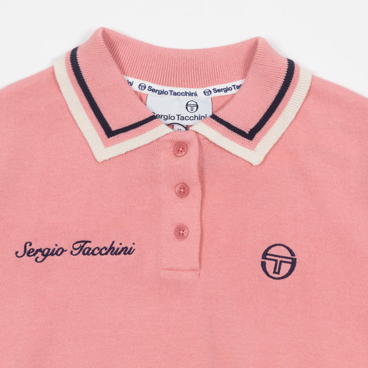 Womens SERGIO TACCHINI Sofia Polo Shirt in PINK