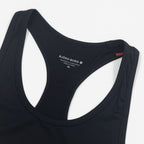 Black sports bra with Björn Borg logo on a white background