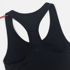 Black tank top on a white background