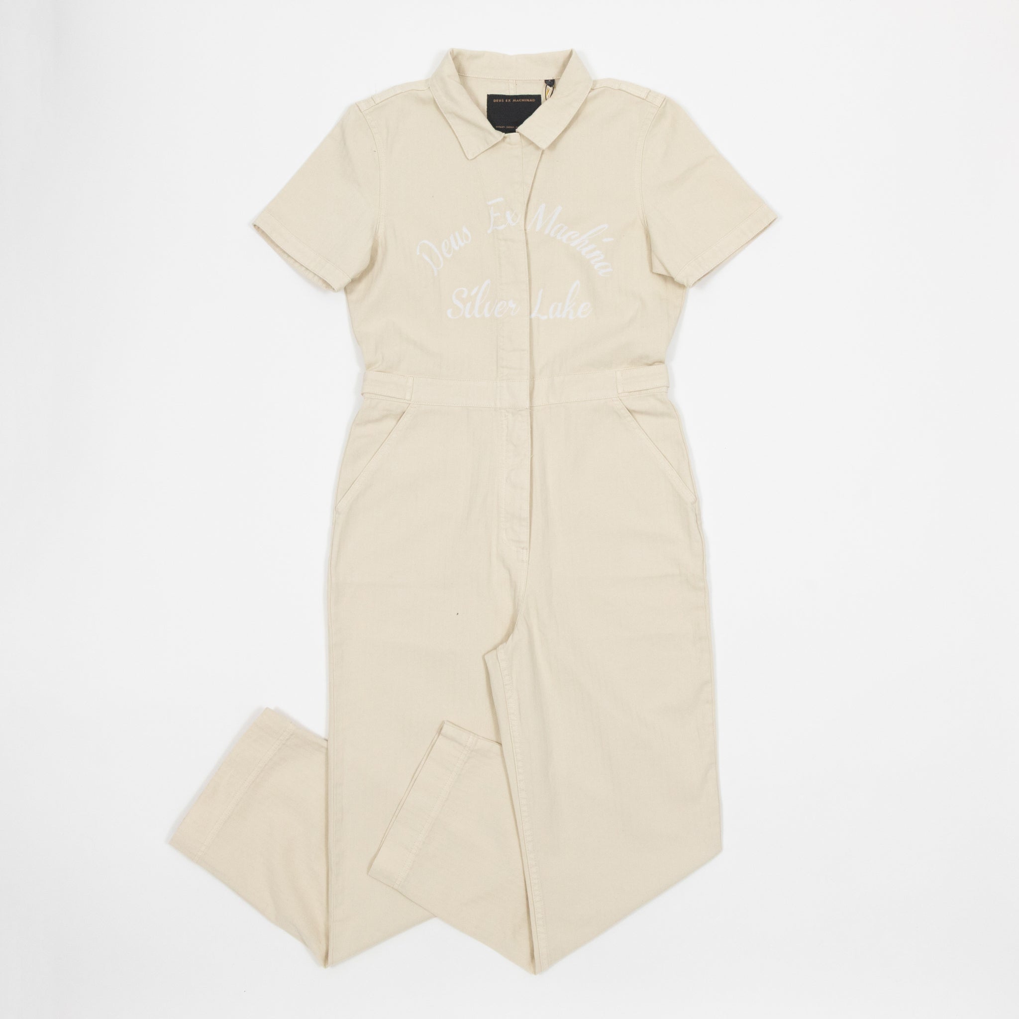 Womens DEUS EX MACHINA Space Monkey Coverall in CREAM