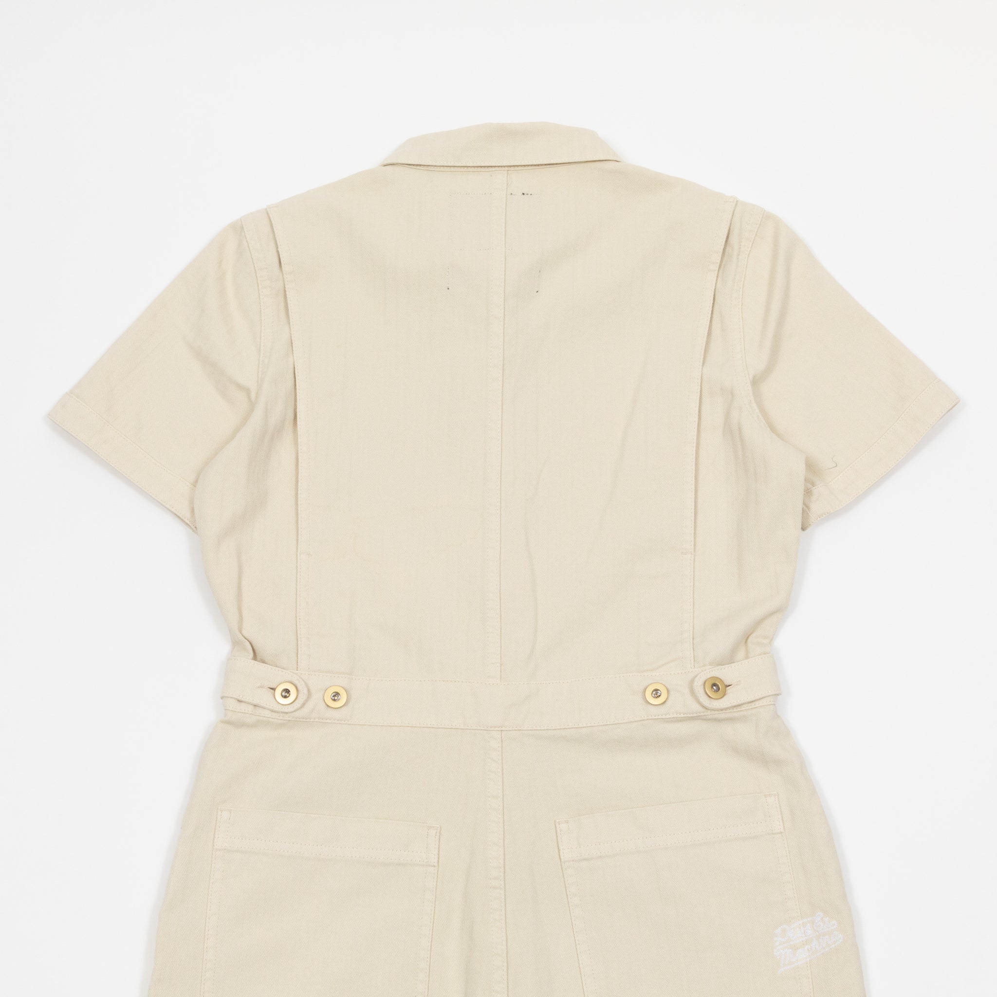 Womens DEUS EX MACHINA Space Monkey Coverall in CREAM