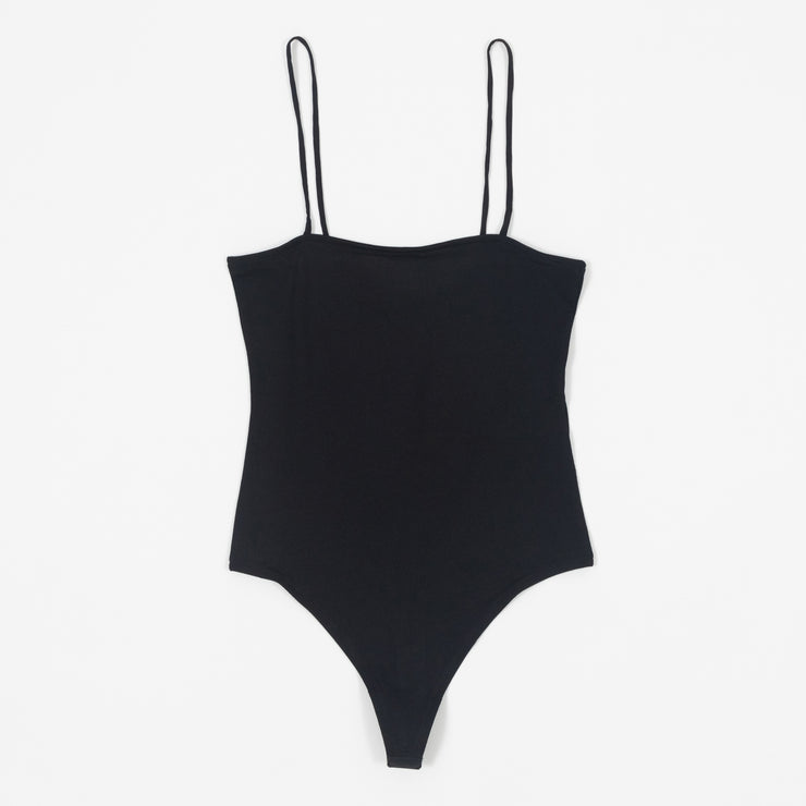 Womens JJXX Spaghetti Strap Bodysuit in BLACK