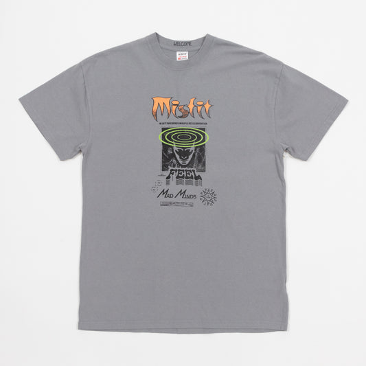 MISFIT SHAPES Special Feel Graphic T-Shirt in GREY