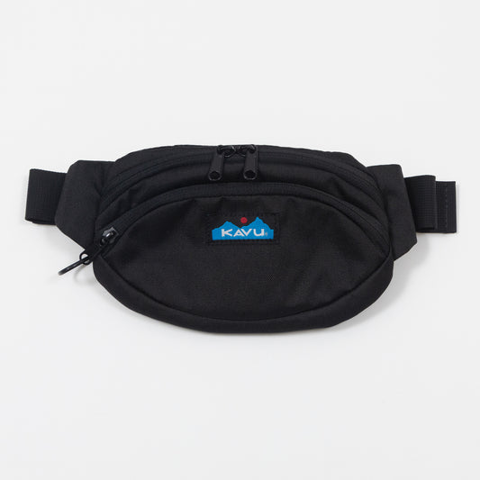KAVU Spectator Bum Bag in BLACK