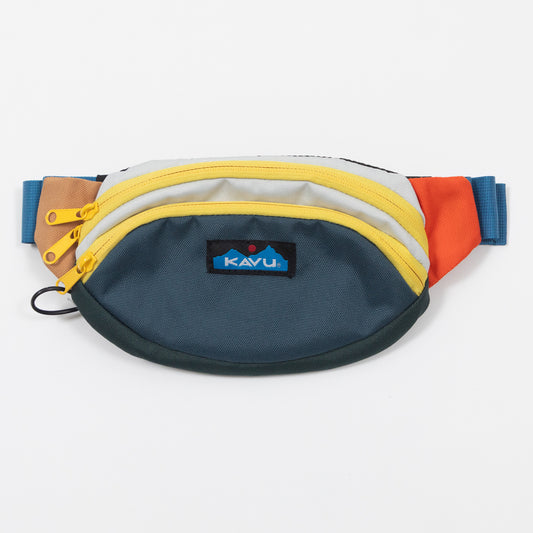 KAVU Spectator Bum Bag in BLUE & YELLOW