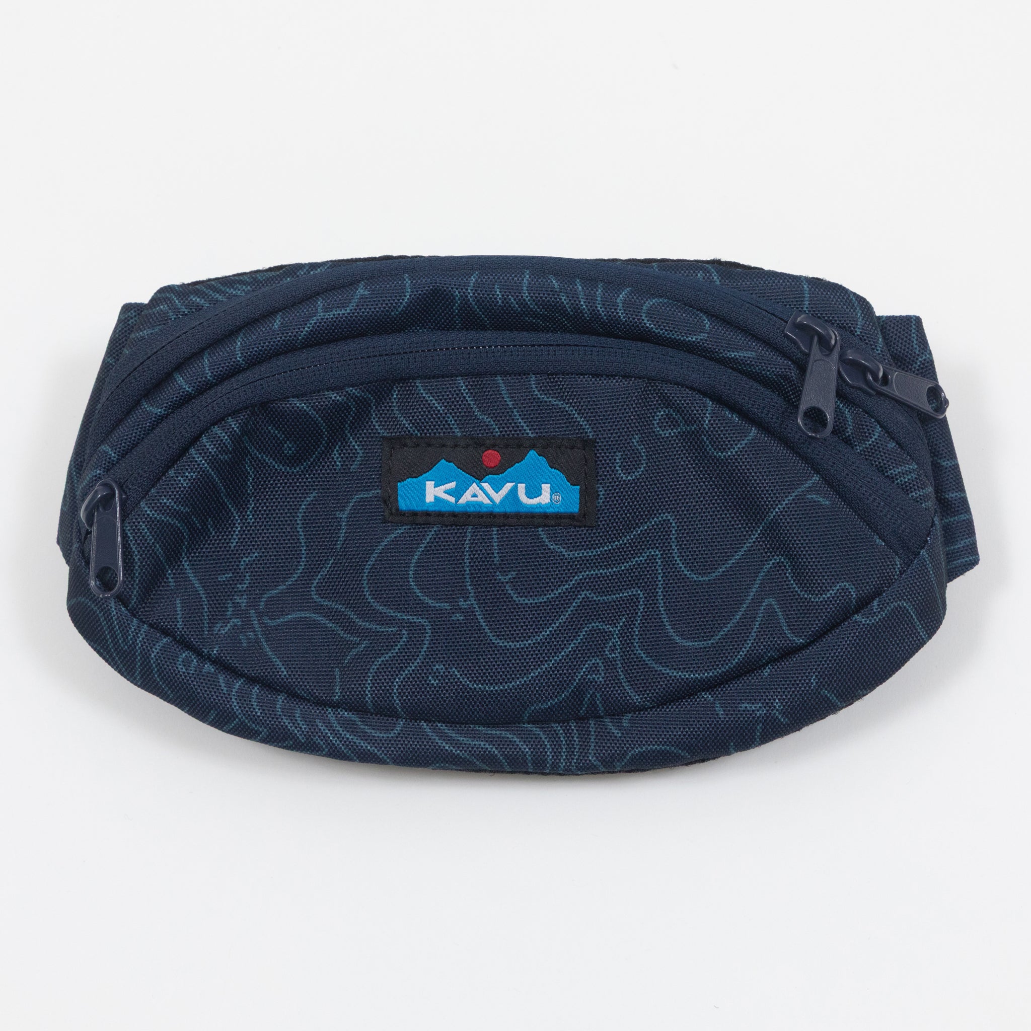 KAVU Spectator Bum Bag in NAVY TOPO