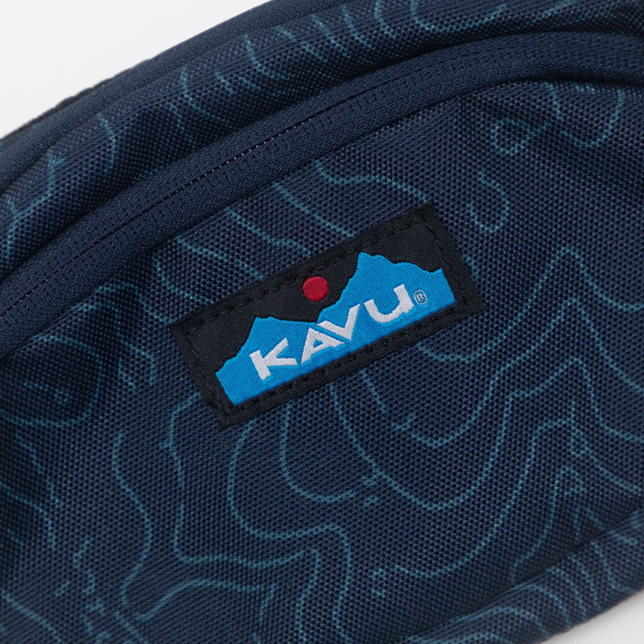 KAVU Spectator Bum Bag in NAVY TOPO