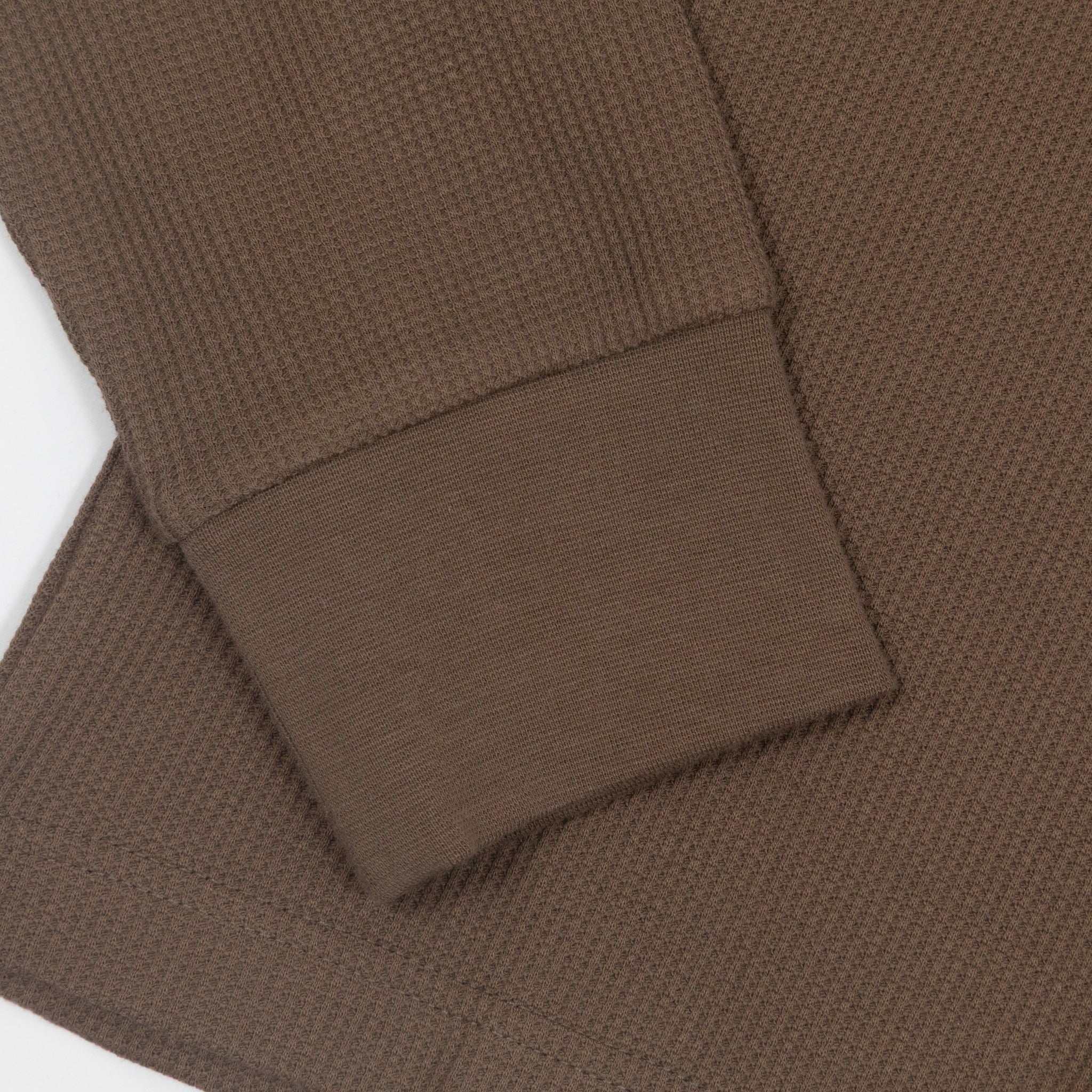 FARAH Spence Long Sleeve T-Shirt in BROWN