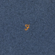FARAH Spero Knit Sweatshirt in BLUE