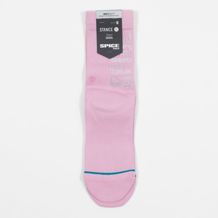 Womens STANCE Spice World Socks in PINK