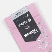 Womens STANCE Spice World Socks in PINK