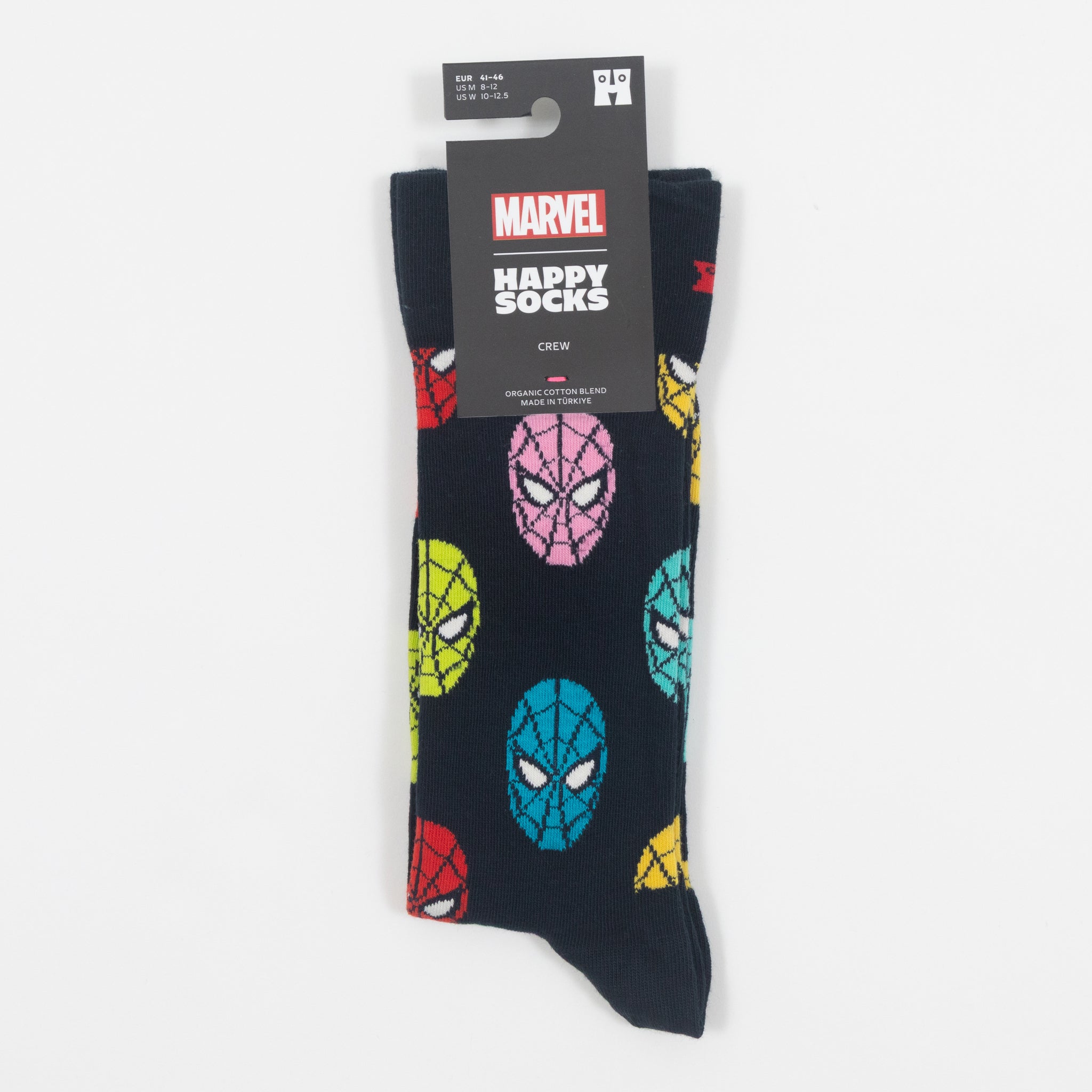 HAPPY SOCKS X MARVEL Spiderman Socks in BLACK