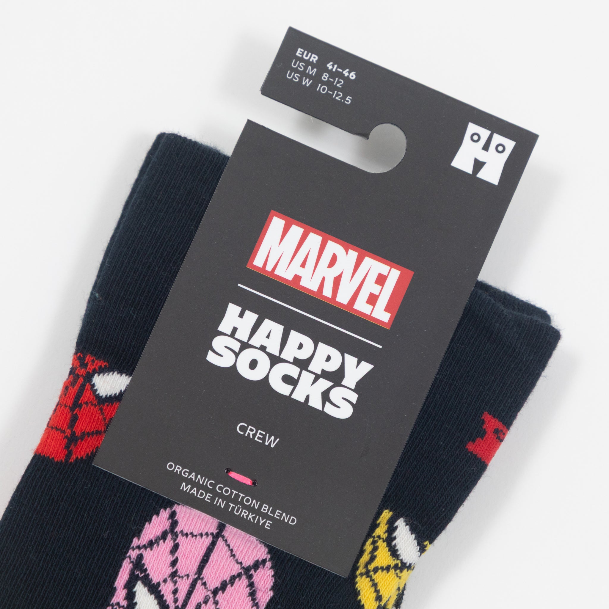 HAPPY SOCKS X MARVEL Spiderman Socks in BLACK