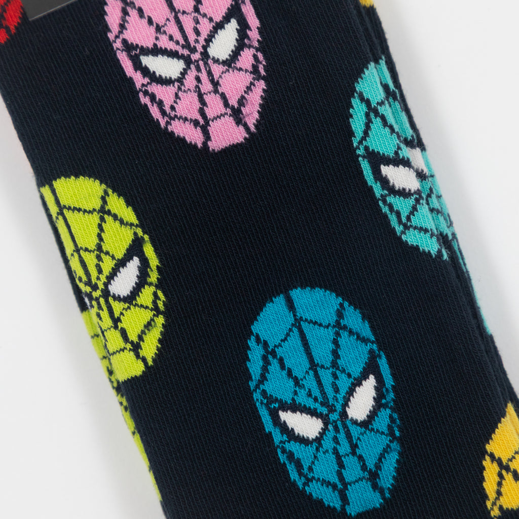 HAPPY SOCKS X MARVEL Spiderman Socks in BLACK