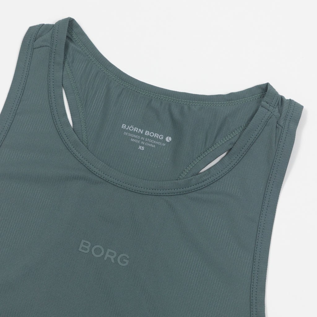 Womens BJORN BORG Sports Tank Top in GREEN