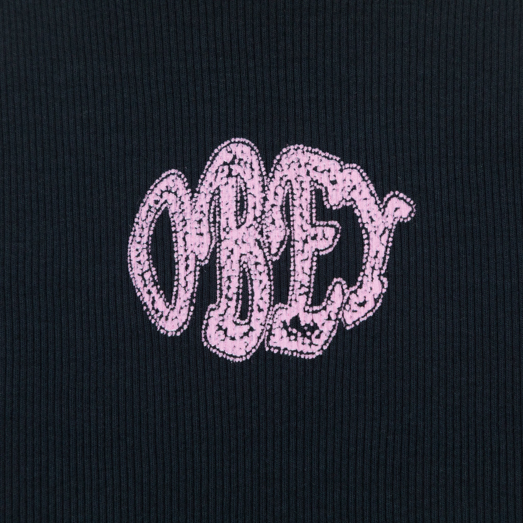 Womens OBEY Sprinkled Megan Tank in BLACK