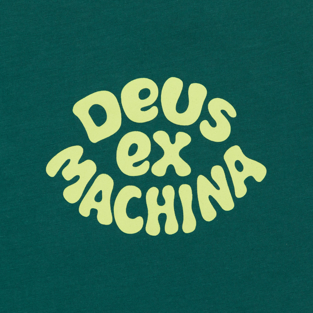 DEUS EX MACHINA Squeak Graphic T-Shirt in GREEN