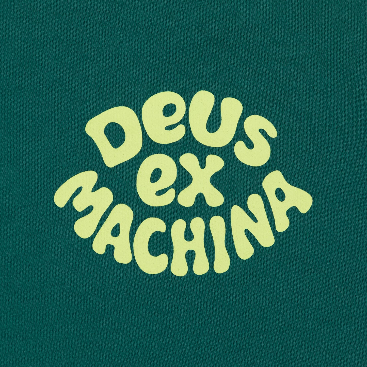 DEUS EX MACHINA Squeak Graphic T-Shirt in GREEN