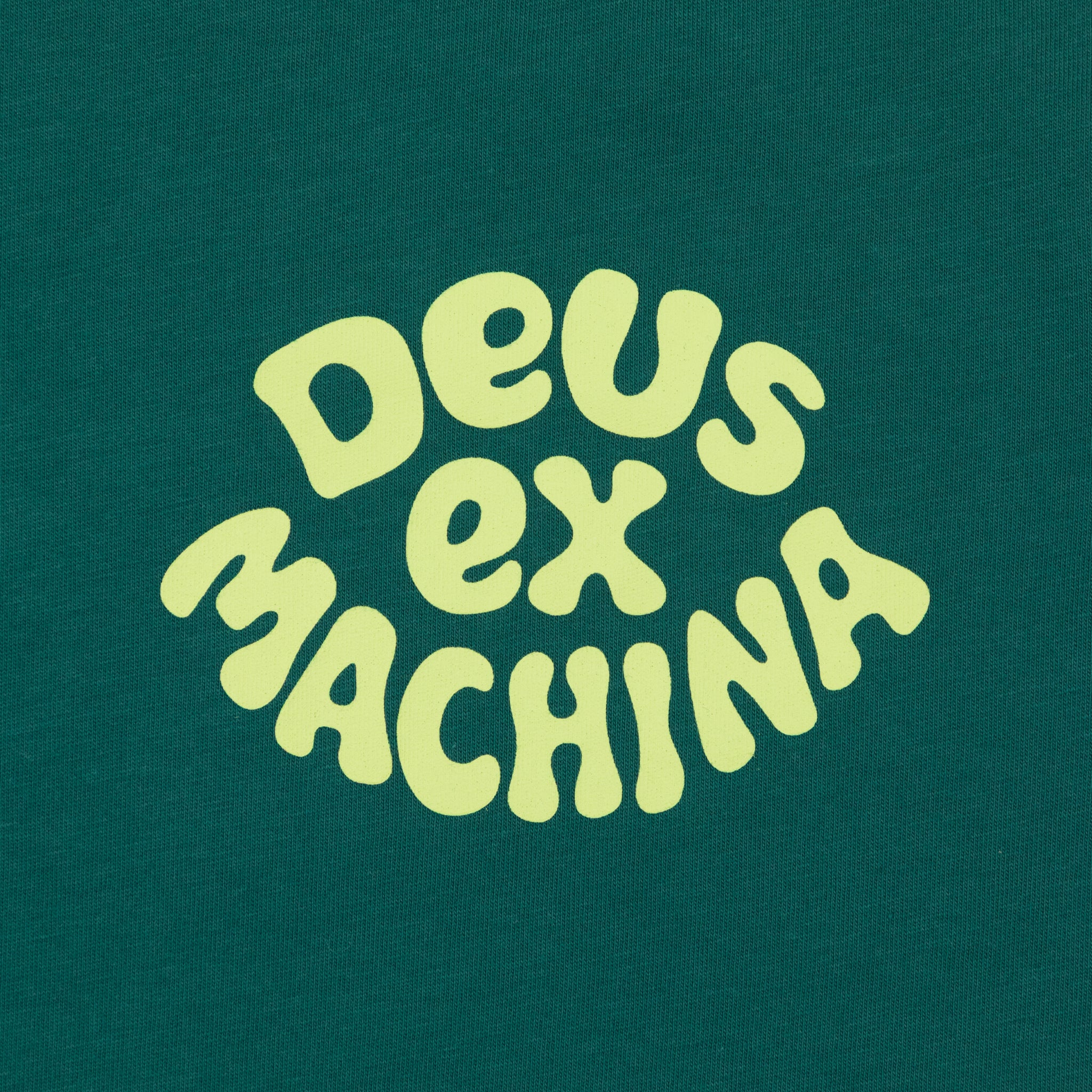 DEUS EX MACHINA Squeak Graphic T-Shirt in GREEN