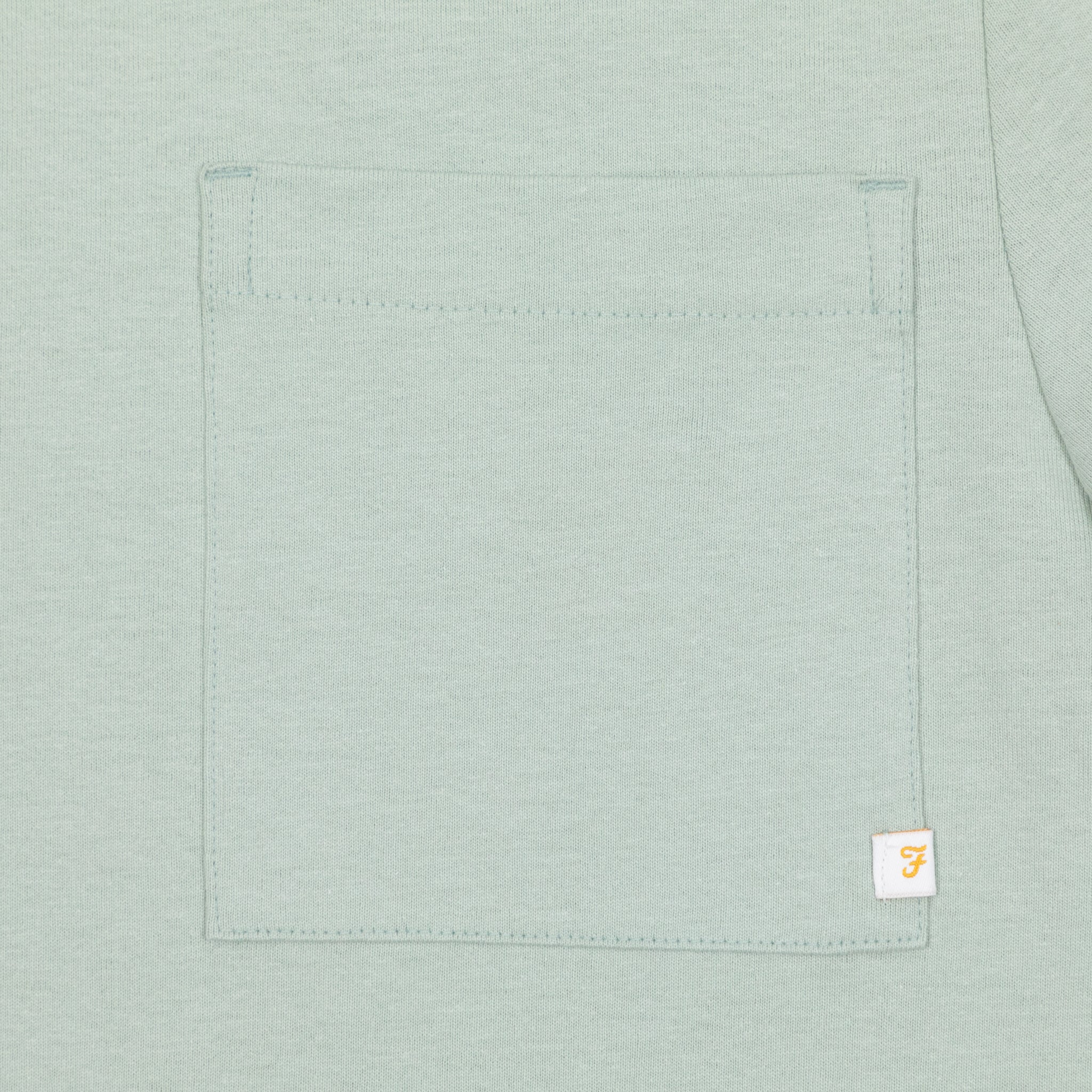FARAH Stacy Pocket T-Shirt in GROVE GREEN