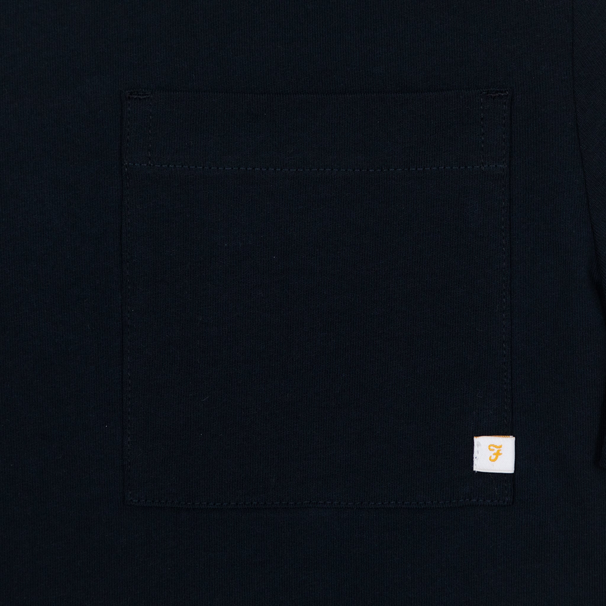 FARAH Stacy Pocket T-Shirt in NAVY