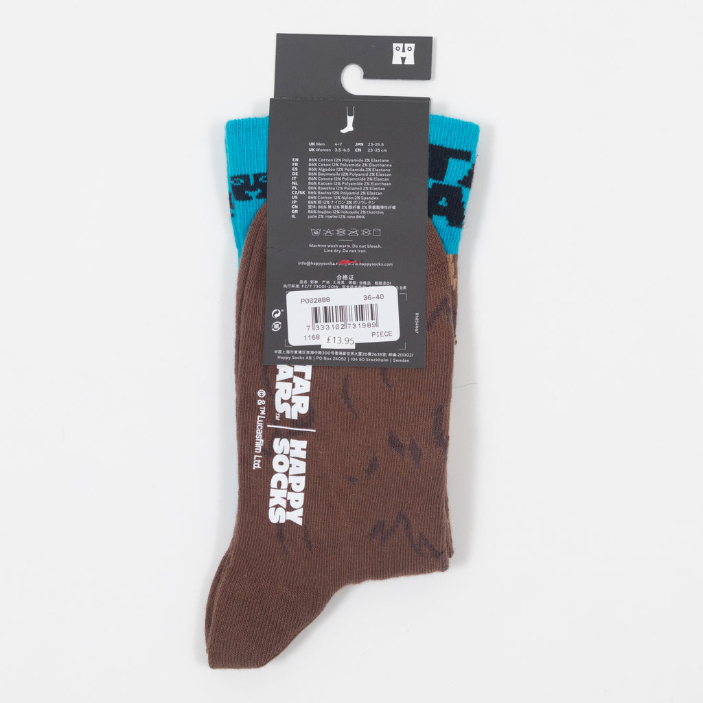 HAPPY SOCKS Star Wars Chewbacca Socks in BLUE
