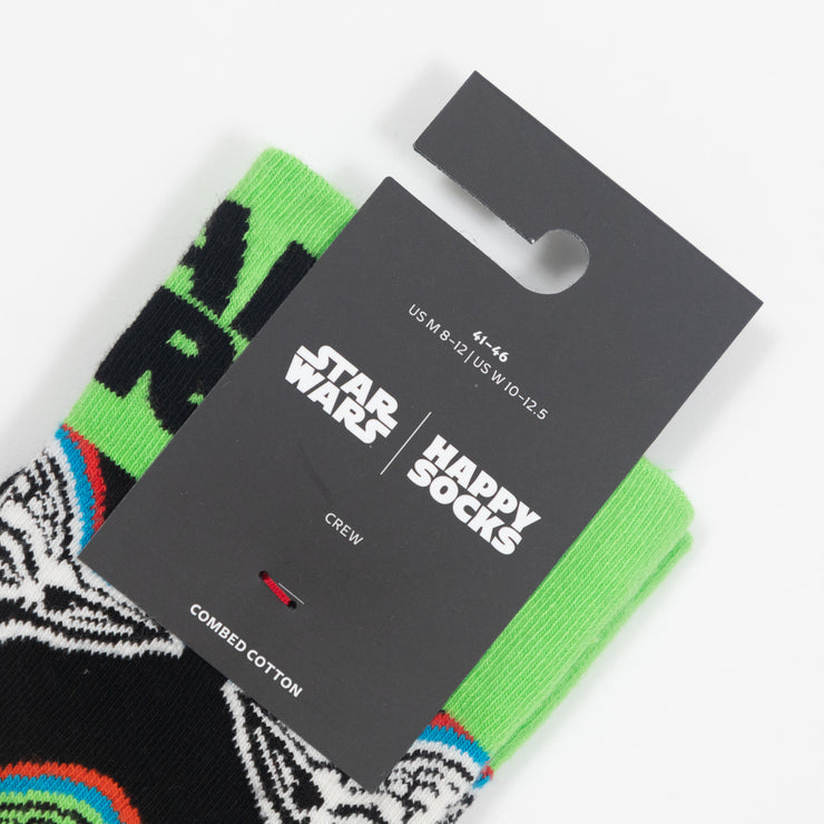 HAPPY SOCKS Star Wars Yoda Socks in BLACK