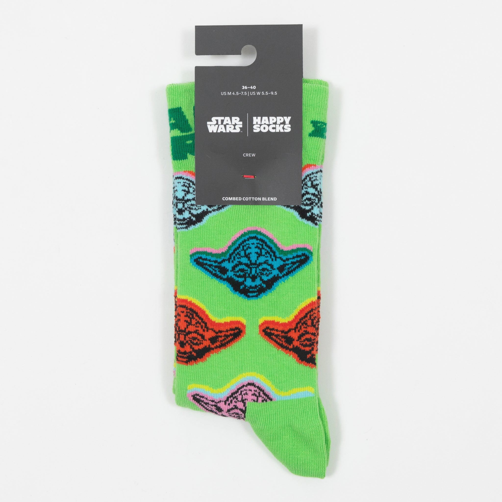 HAPPY SOCKS Star Wars Yoda Socks in LIGHT GREEN