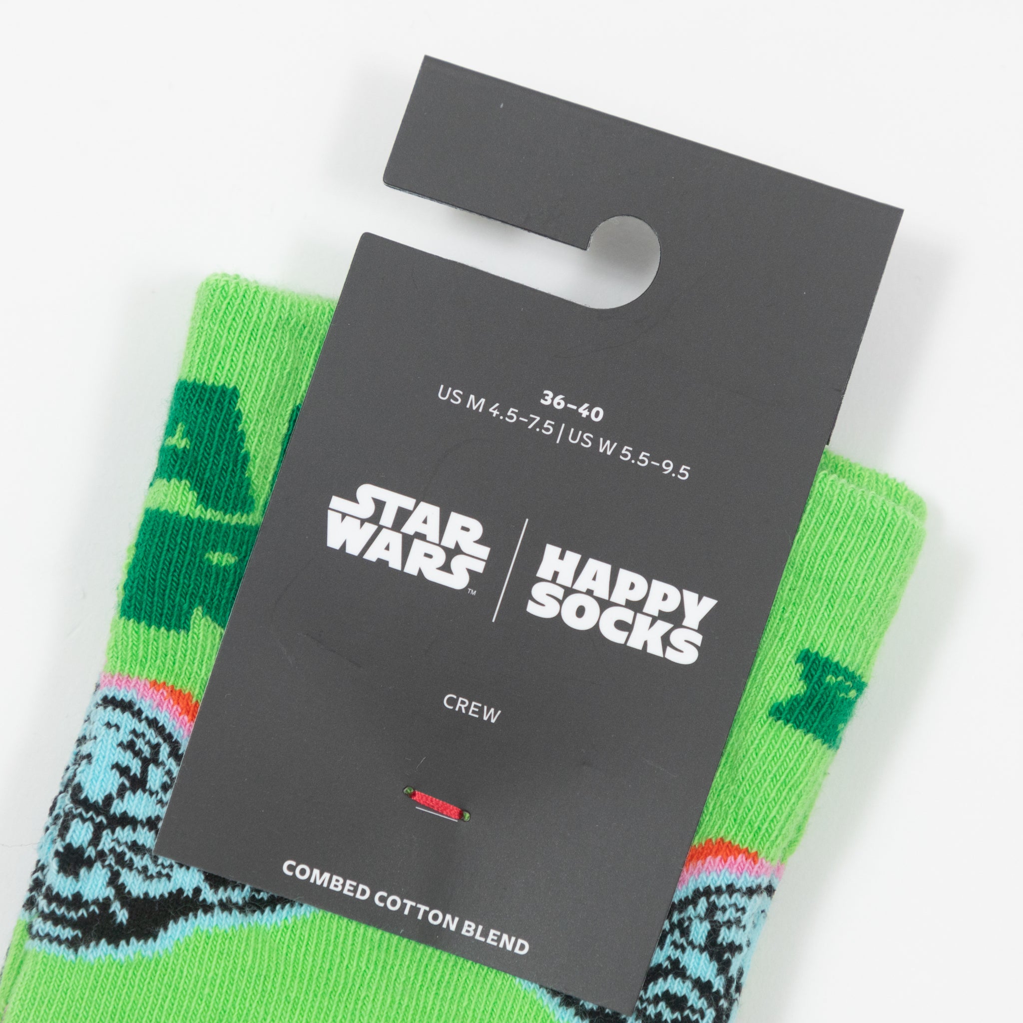 HAPPY SOCKS Star Wars Yoda Socks in LIGHT GREEN