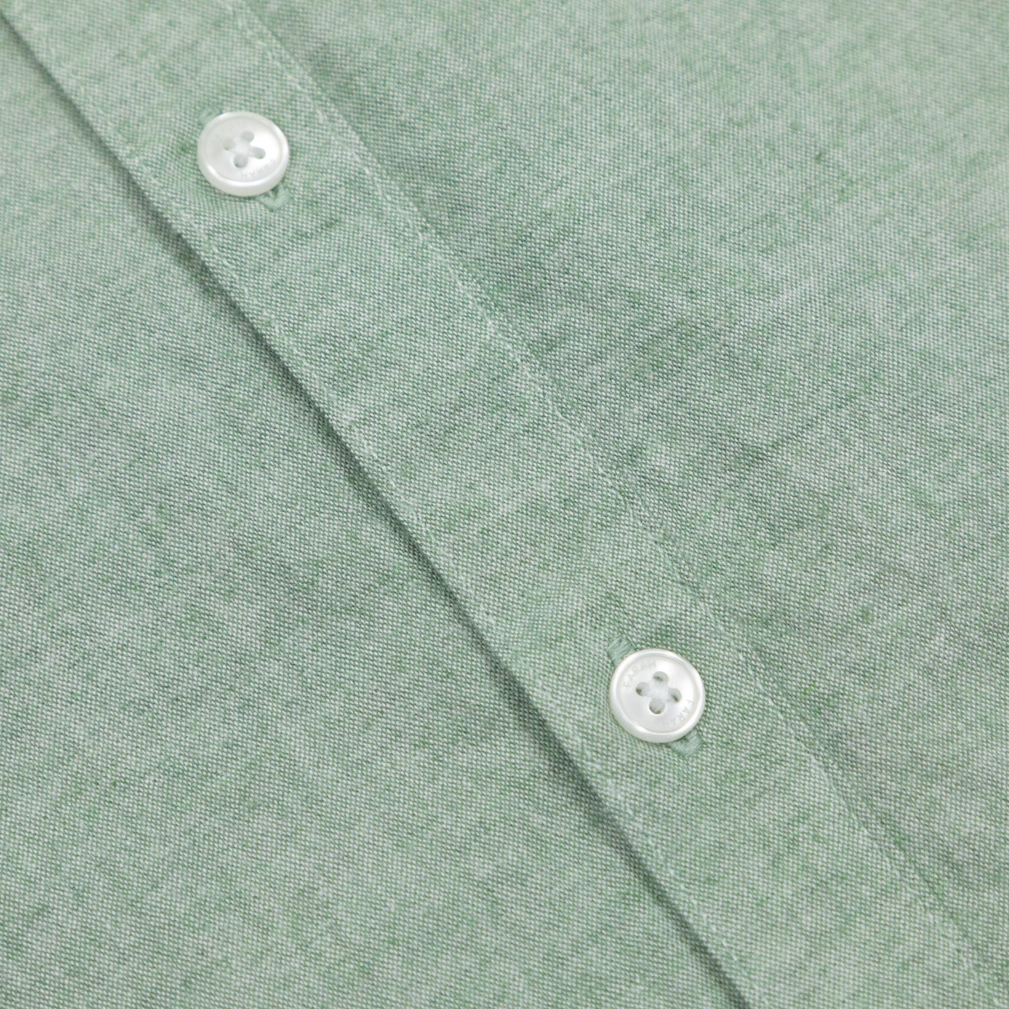FARAH Steen Long Sleeve Shirt in GREEN MARL