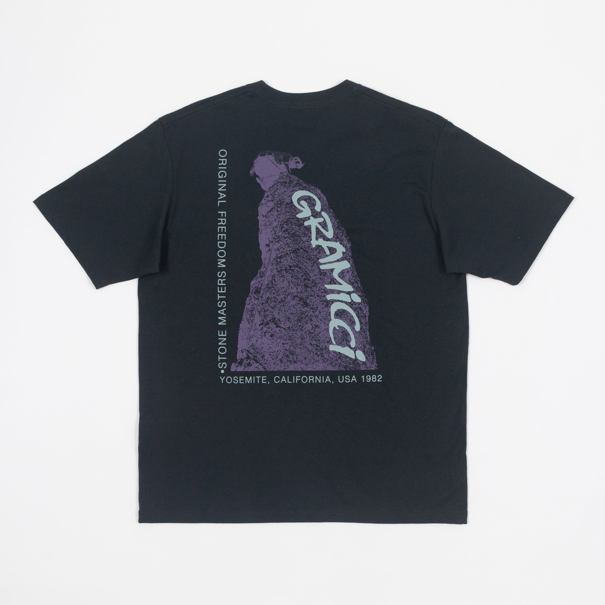 GRAMICCI Stonemaster T-Shirt in VINTAGE BLACK