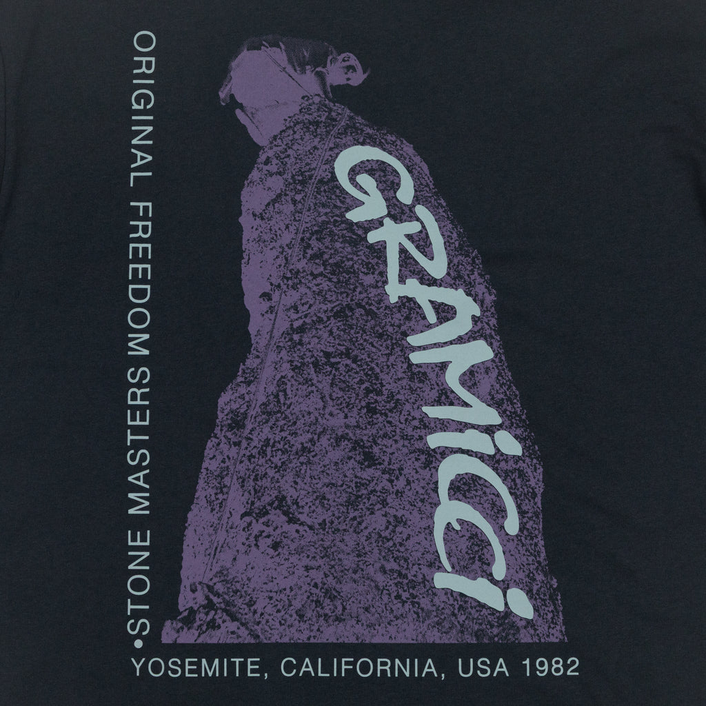 GRAMICCI Stonemaster T-Shirt in VINTAGE BLACK