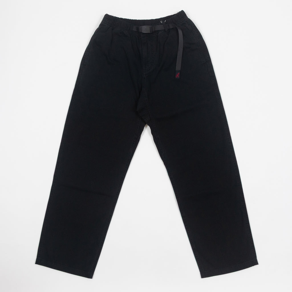 GRAMICCI Straight Fit Trousers in BLACK