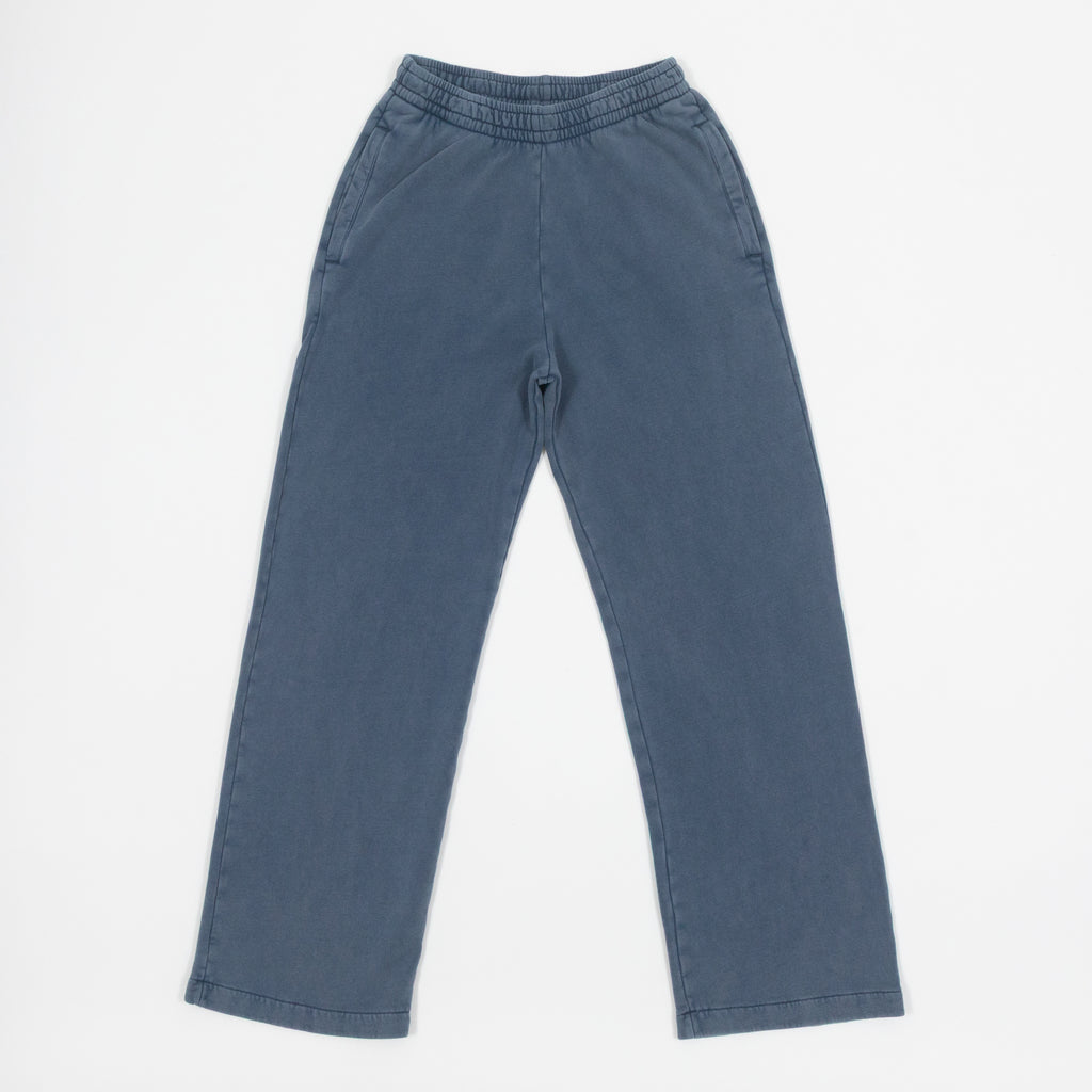 COLORFUL STANDARD Straight Leg Sweatpants in NEPTUNE BLUE