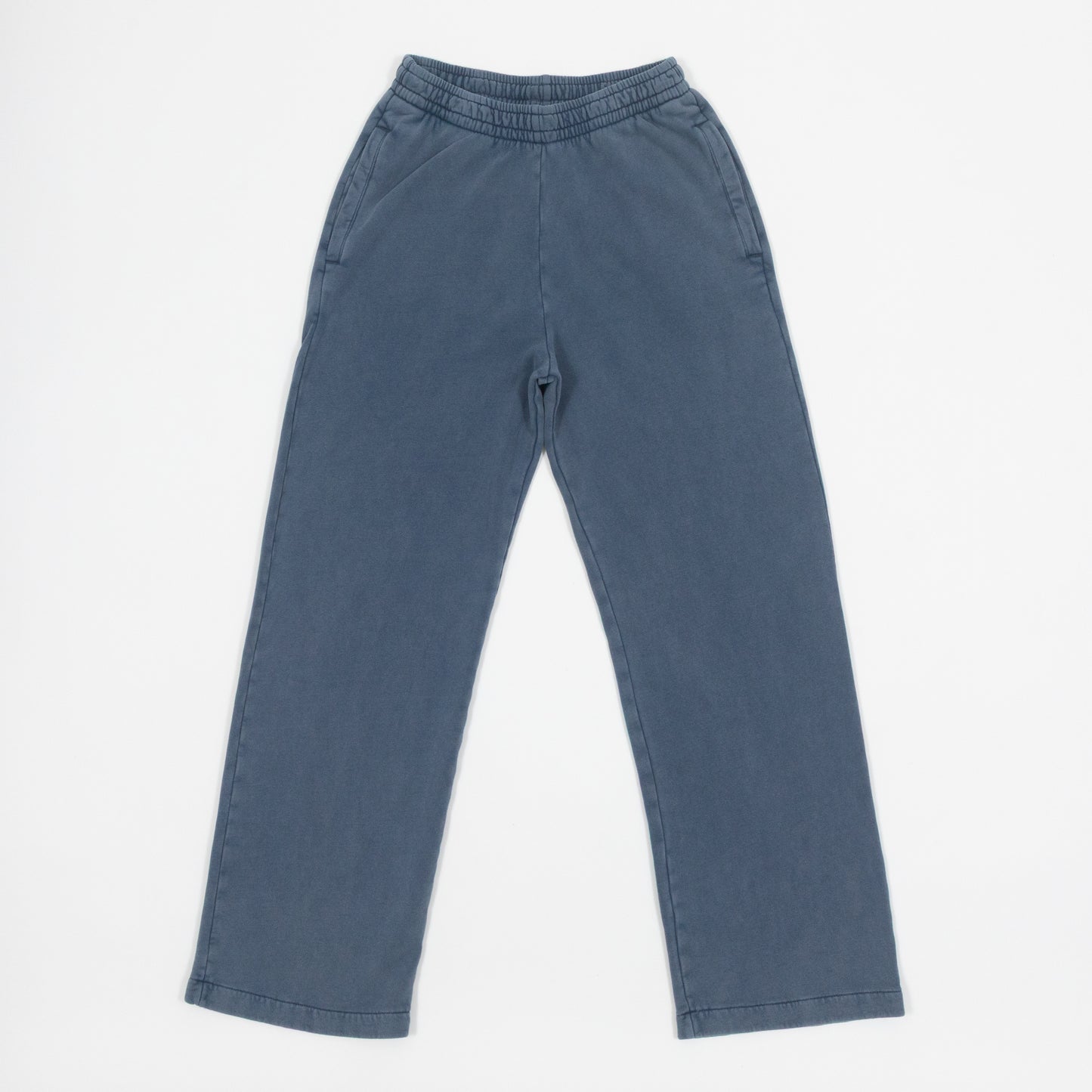 COLORFUL STANDARD Straight Leg Sweatpants in NEPTUNE BLUE