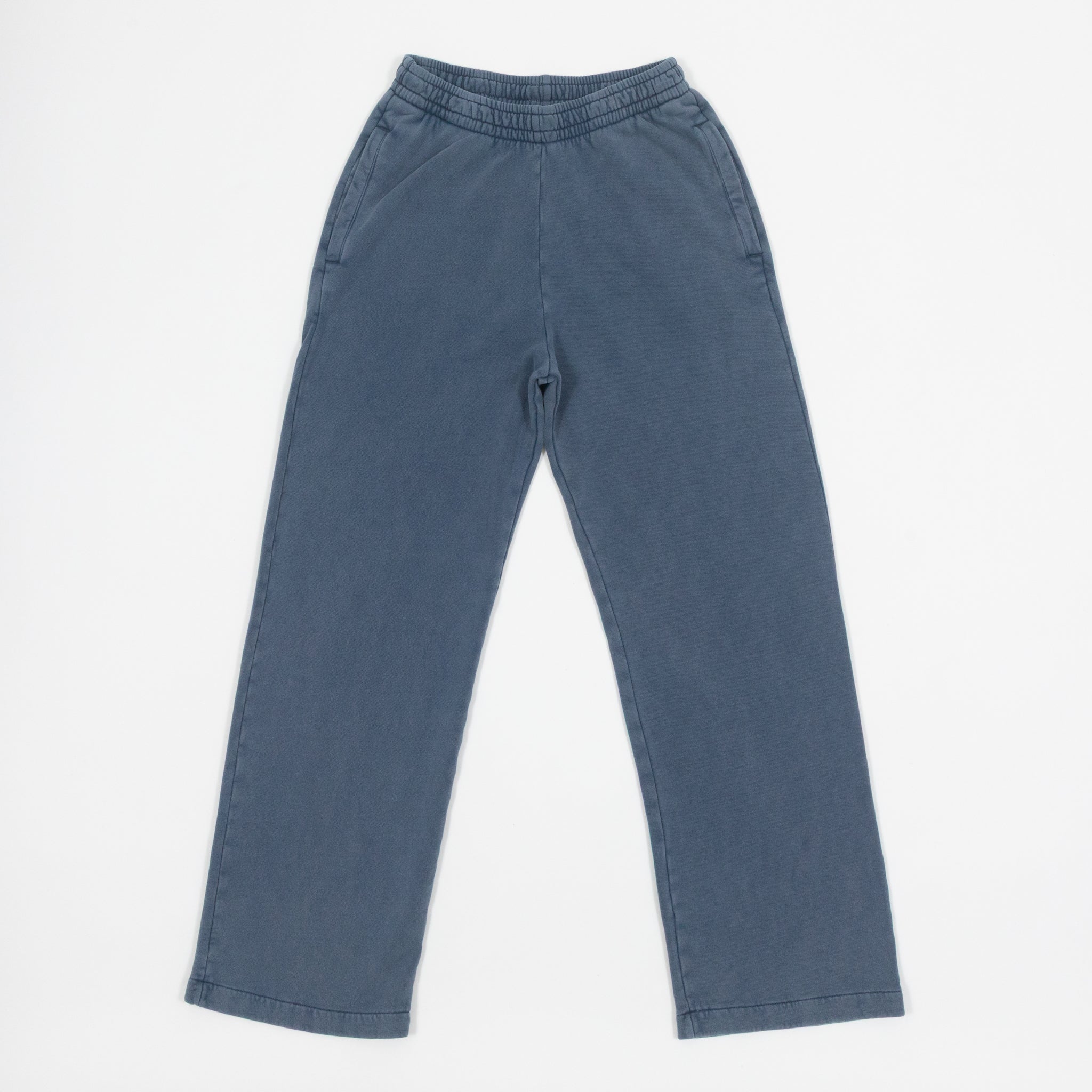 COLORFUL STANDARD Straight Leg Sweatpants in NEPTUNE BLUE