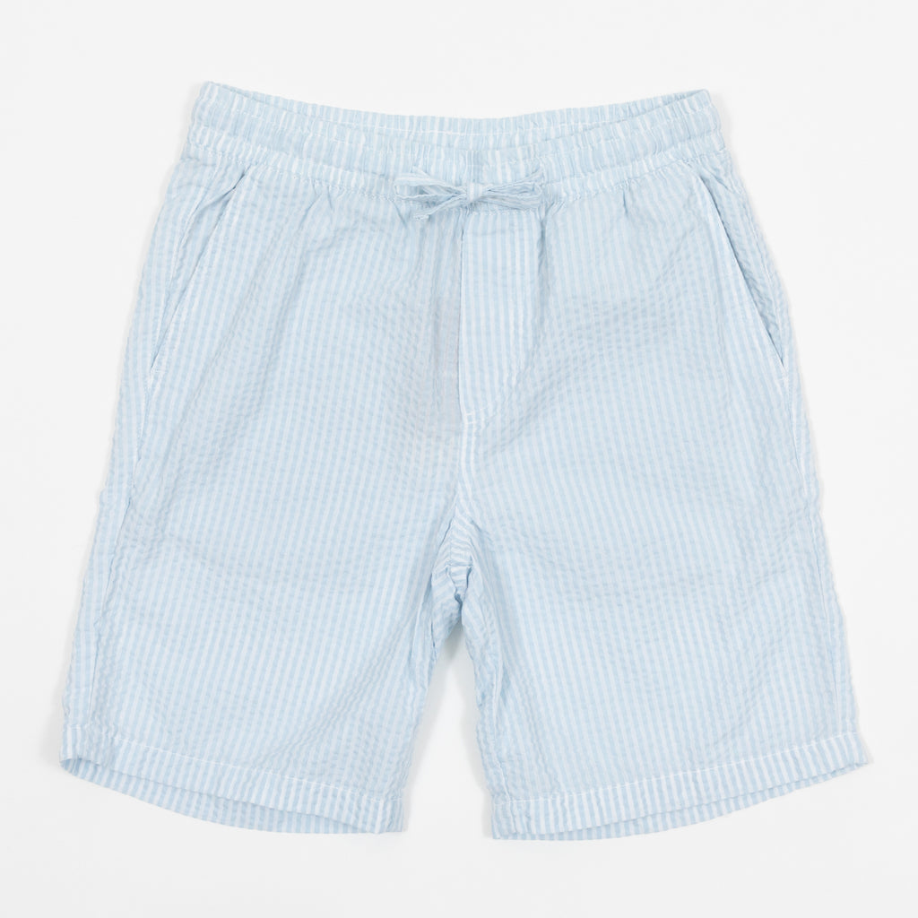JACK & JONES Striped Textured Shorts in LIGHT BLUE