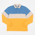 parlez strive colourblock rugby shirt front view