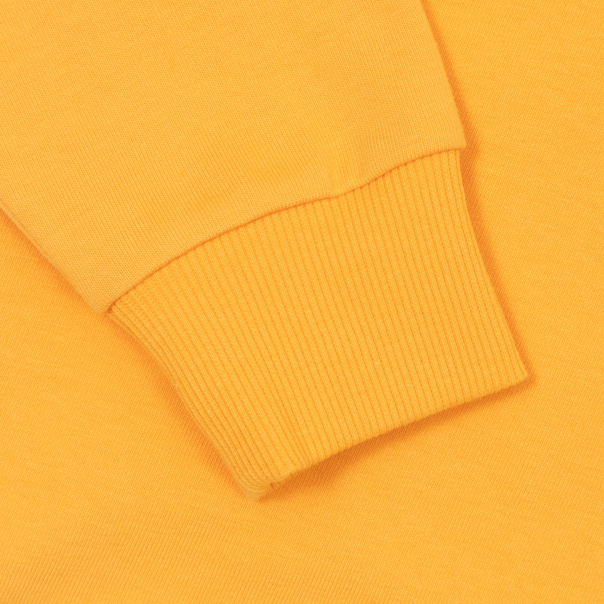 parlez strive rugby shirt yellow blue cuffed sleeves