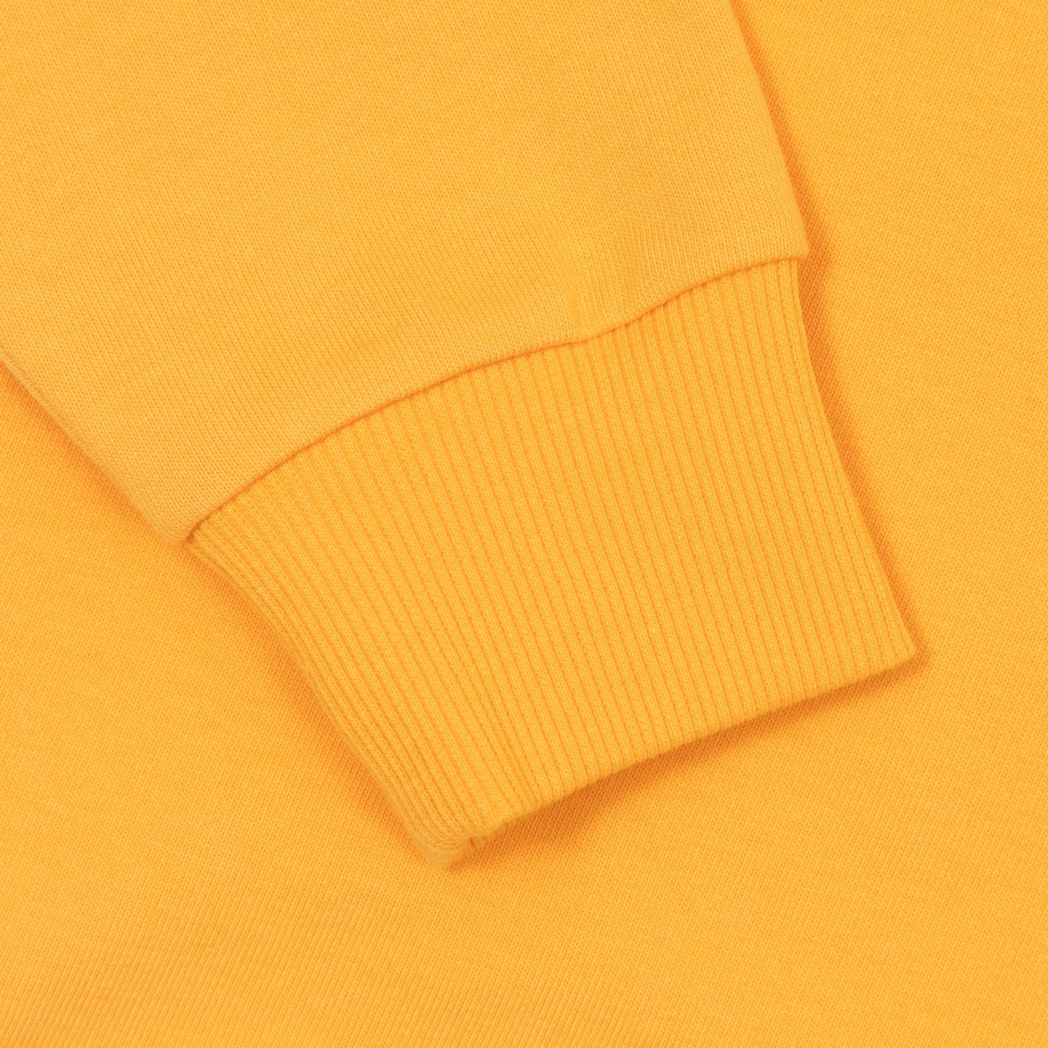 parlez strive rugby shirt yellow blue cuffed sleeves