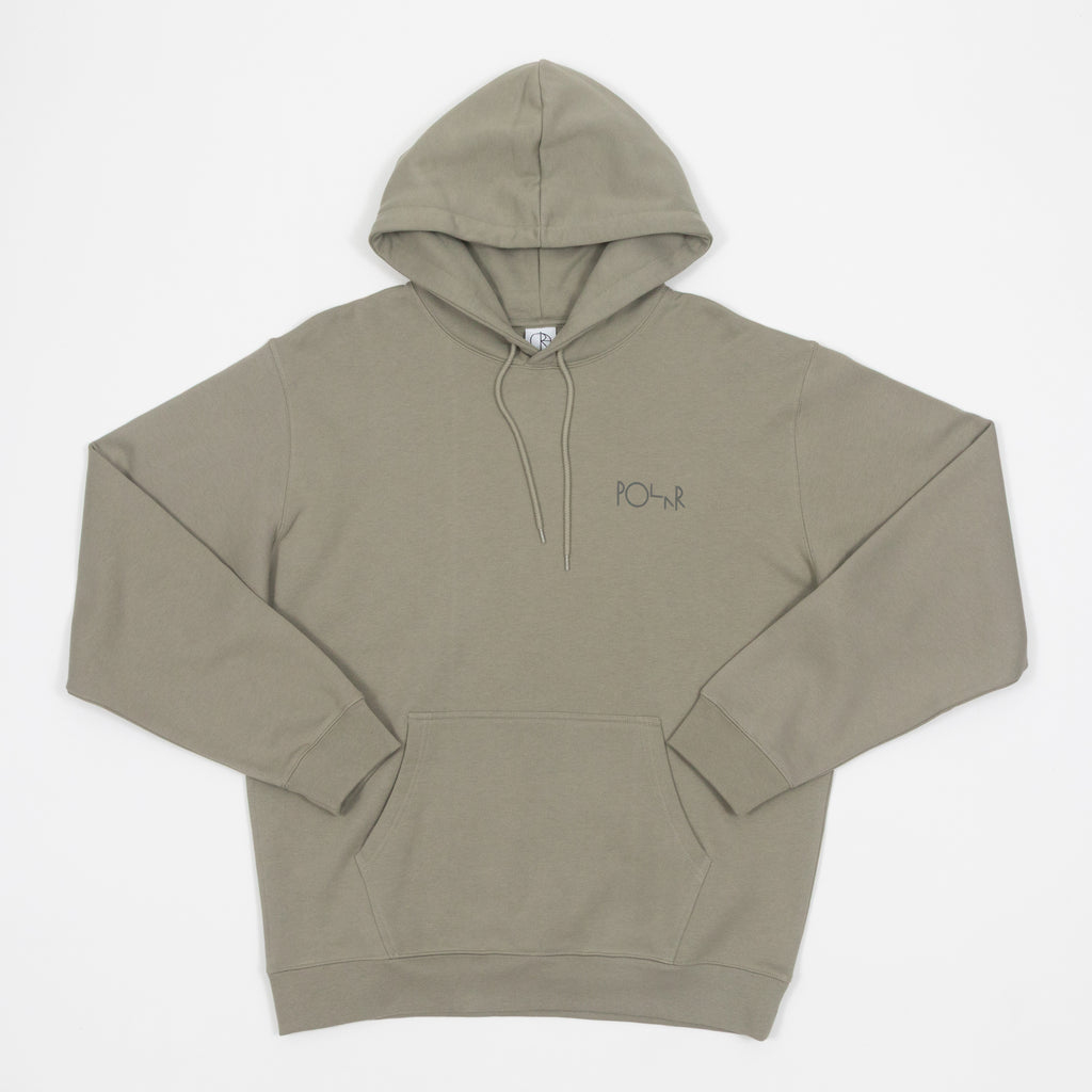 POLAR SKATE CO. Dave Hoodie Stroke Logo in Vetiver